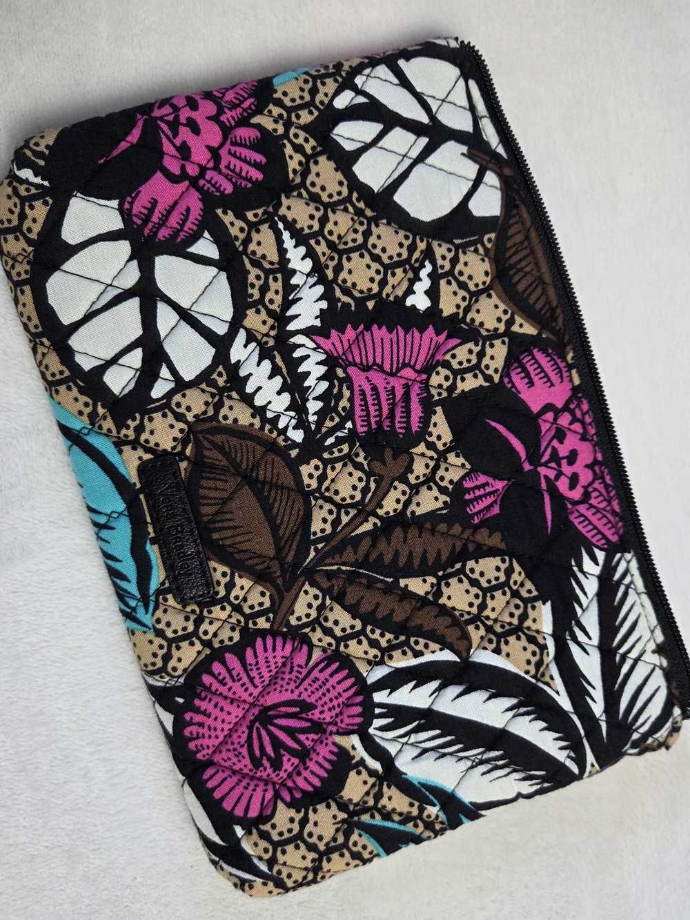 Vera Bradley Floral Quilted Wristlet in Canyon Road Pattern
